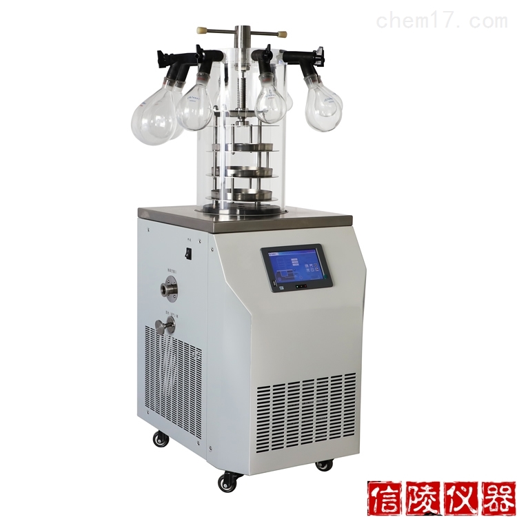 LGJ-12D电除霜多歧管压盖型真空冷冻干燥机