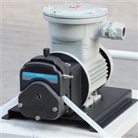 FG601S-A3化工车间液体大流量13升防爆电机软管蠕动泵
