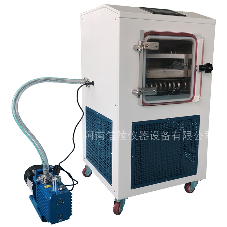 科研多歧管挂瓶真空冻干机中间体冻干粉1.2L