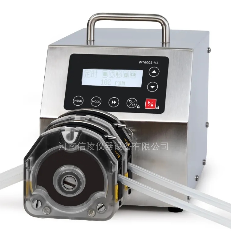 液体搅拌定时加料蠕动泵软管不锈钢连续灌装