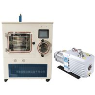 寡肽瓶装冻干粉真空冻干机0.3平方硅油控温