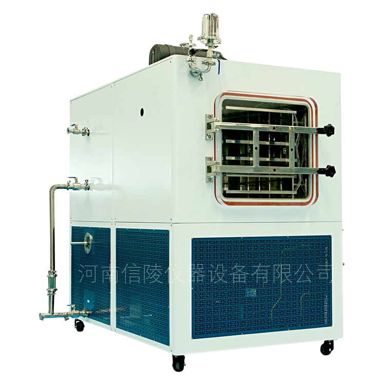 中试生产2平方硅油加热真空冻干机20升VC粉