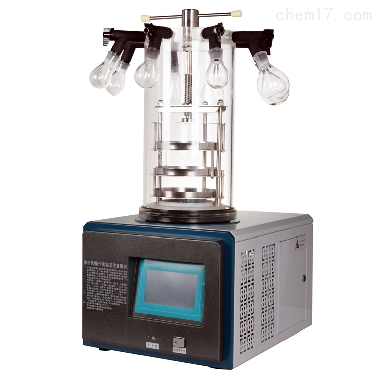 LGJ-10台式实验室多歧管压盖冻干机